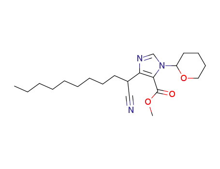 methyl 5-(cyano[nonyl]methyl)-3-tetrahydropyranyl-imidazole-4-carboxylate