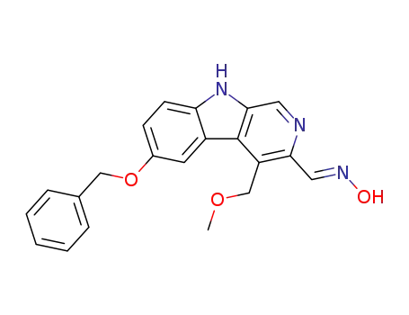 6-benzyloxy-4-methoxymethyl-β-carboline-3-carbaldehyde oxime