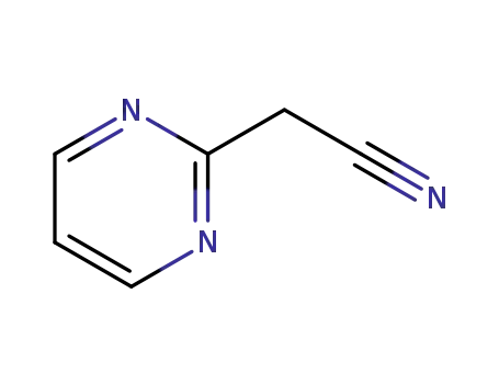 Molecular Structure of 59566-45-9 (2-Pyrimidineacetonitrile (9CI))