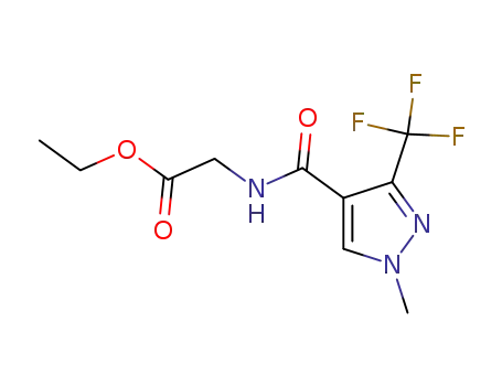 ethyl (1-methyl-3-(trifluoromethyl)-1H-pyrazole-4-carbonyl) glycinate