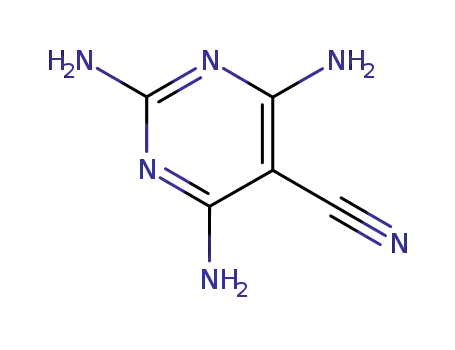 2,4,6-triamino-pyrimidine-5-carbonitrile