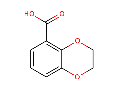 Molecular Structure of 4442-53-9 (2,3-Dihydro-1,4-benzodioxine-5-carboxylic acid)
