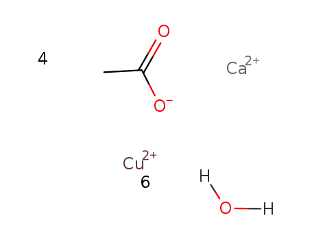 calcium copper acetate hexahydrate