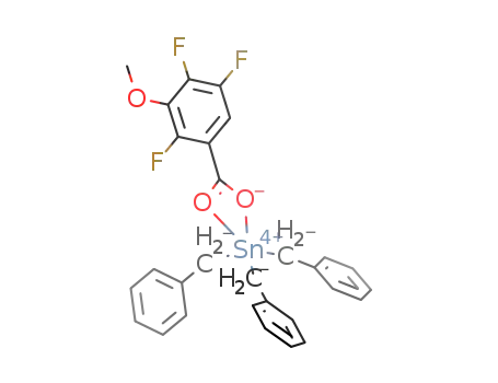 [(tribenzyltin)(2,4,5-trifluoro-3-methoxybenzoic acid(-H)(1-))]