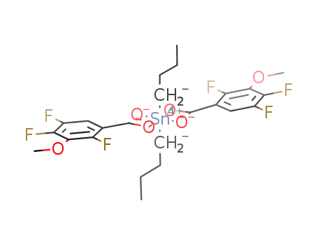 [(di-n-butyltin)(2,4,5-trifluoro-3-methoxybenzoic acid(-H)(1-))2]