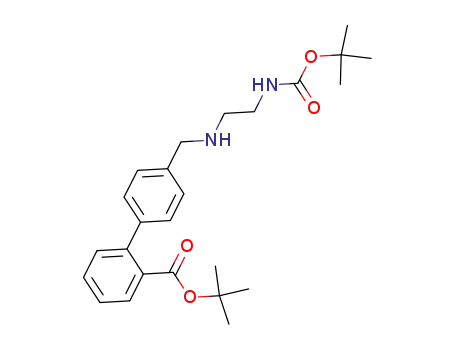 4'-[(2-t-butoxycarbonylaminoethylamino)methyl]biphenyl-2-carboxylic acid t-butyl ester
