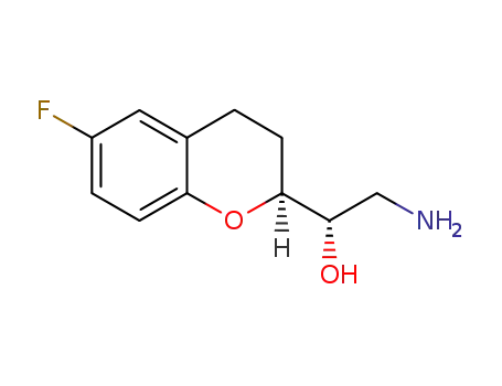 (R*,R*)-6-fluoro-3,4-dihydro-α-hydroxy-2H-2-[1]benzopyran-ethanamine