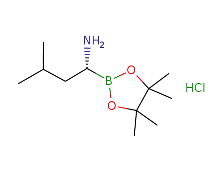 (R)-3-methyl-1-(4,4,5,5-tetramethyl-1,3,2-dioxaborolan-2-yl)butan-1-amine hydrochloride