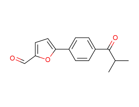 5-(4-(isobutyryl)phenyl)furan-2-carboxaldehyde