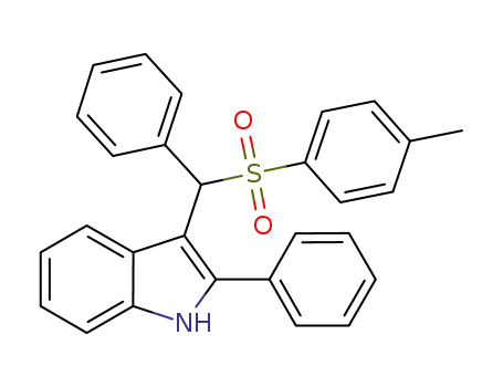 2-phenyl-3-(phenyl(tosyl)methyl)-1H-indole