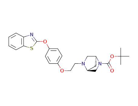 (S,S)-5-(2-[4-(benzothiazol-2-yloxy)-phenoxy]-ethyl)-2,5-diaza-bicyclo[2.2.1]heptane-2-carboxylic acid tert-butyl ester