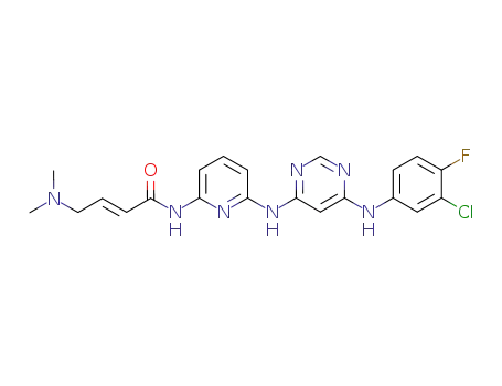 (E)-N-[6-(3-chloro-4-fluorophenylamino)pyrimidin-4-ylaminopyridin-2-yl]-4-(dimethylamino)but-2-enamide