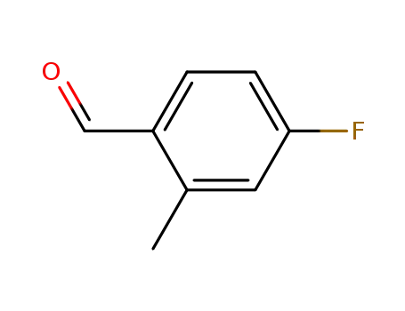 Molecular Structure of 63082-45-1 (4-Fluoro-2-methylbenzaldehyde)