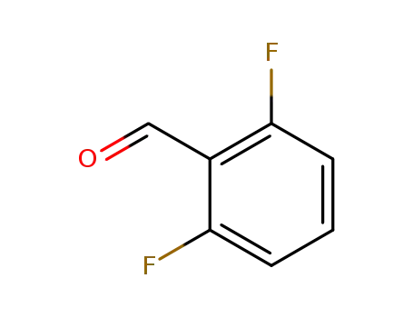 Molecular Structure of 437-81-0 (2,6-Difluorobenzaldehyde)