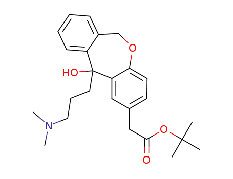 tert-butyl 11-hydroxy-11-(3’-dimethylaminopropyl)-6,11-dihydrodibenzo[b,e]oxepin-2-acetate