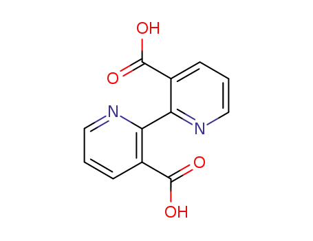 Molecular Structure of 4433-01-6 (2,2'-Bipyridine-3,3'-dicarboxylic acid)