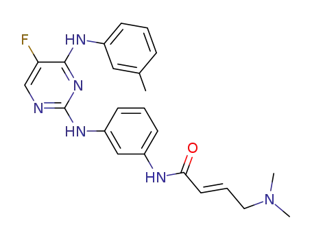 (E)-4-(dimethylamino)-N-(3-(5-fluoro-4-(m-tolylamino)pyrimidin-2-ylamino)phenyl)but-2-enamide