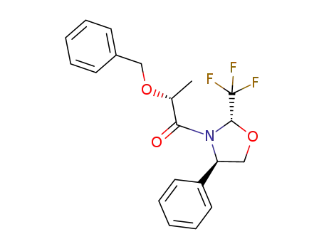 (2S,4R)-3-[(R)-2-benzyloxypropanoyl]-2-trifluoromethyl-4-phenyl-1,3-oxazolidine