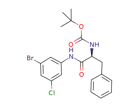 (S)-tert-butyl 1-(3-bromo-5-chlorophenylamino)-1-oxo-3-phenylpropan-2-ylcarbamate