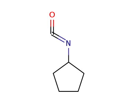 Molecular Structure of 4747-71-1 (Cyclopentyl isocyanate)