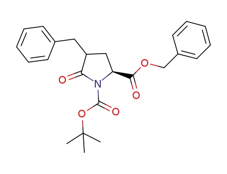 2-benzyl 1-(tert-butyl) (2S)-4-benzyl-5-oxo-1,2-pyrrolidinedicarboxylate