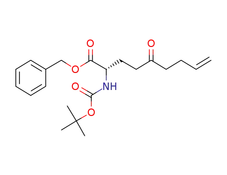 (S)-2-tert-butoxycarbonylamino-5-oxo-non-8-enoic acid benzyl ester