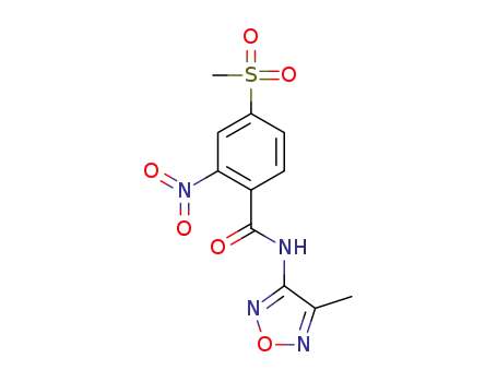 N-(4-methyl-1,2,5-oxadiazol-3-yl)-4-(methylsulfonyl)-2-nitrobenzamide