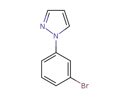 Molecular Structure of 294877-33-1 (1-(3-BROMOPHENYL)-1H-PYRAZOLE)