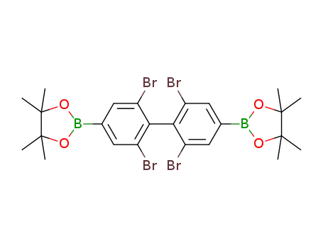 4,4'-bis(pinacolatoboronyl)-2,2'6,6'-tetrabromobiphenyl