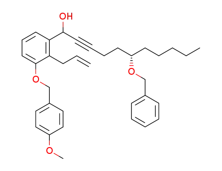 (S)-1-[2-allyl-3-(4-methoxybenzyloxy)phenyl]-6-benzyloxyundec-2-yn-1-ol