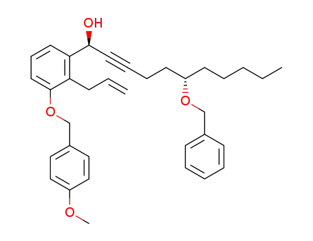(1R,6S)-1-[-2-allyl-3-(4-methoxybenzyloxy)phenyl]-6-benzyloxyundec-2-yn-1-ol