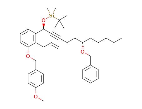 {(1R,6S)-1-[-2-allyl-3-(4-methoxybenzyloxy)phenyl]-6-benzyloxyundec-2-ynyloxy}-tert-butyl-dimethyl-silane