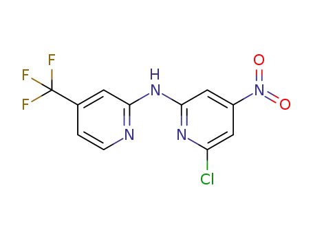 6-chloro-4-nitro-N-[4-(trifluoromethyl)pyridin-2-yl]pyridin-2-amine