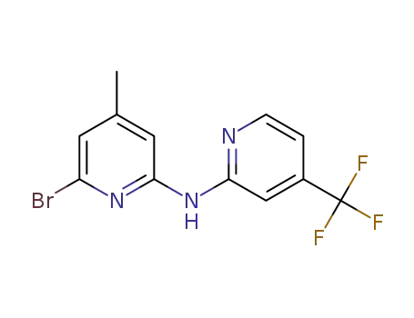6-bromo-4-methyl-N-[4-(trifluoromethyl)pyridine-2-yl]pyridine-2-amine