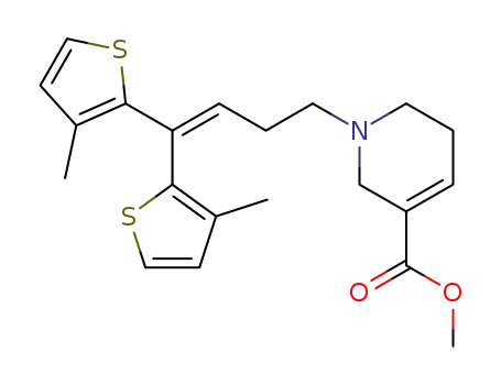 methyl 1-(4,4-bis(3-methylthiophen-2-yl)but-3-en)-1,2,5,6-tetrahydropyridine-3-carboxylate