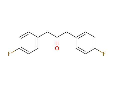 Molecular Structure of 65622-33-5 (2-Propanone, 1,3-bis(4-fluorophenyl)-)