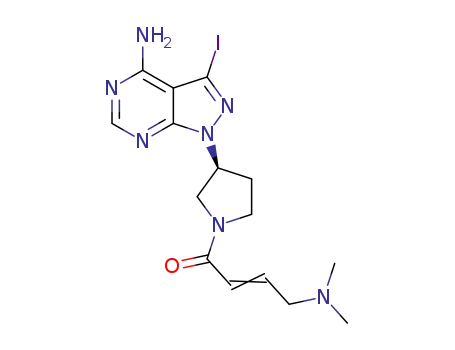 (S)-1-(3-(4-amino-3-iodo-1H-pyrazolo[3,4-d]pyrimidin-1-yl)pyrrolidin-1-yl)-4-(dimethylamino)but-2-en-1-one