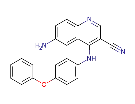 6-amino-4-((4-phenoxyphenyl)amino)quinoline-3-carbonitrile