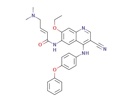 (E)-N-(3-cyano-7-ethoxy-4-((4-phenoxyphenyl)amino)quinolin-6-yl)-4-(dimethylamino)but-2-enamide