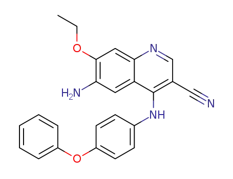 6-amino-7-ethoxy-4-((4-phenoxyphenyl)amino)quinoline-3-carbonitrile