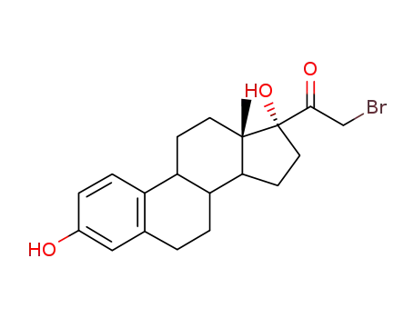 3,17α-Dihydroxy-17β-bromacetyl-oestratrien-(1,3,5(10))
