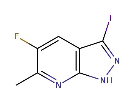 5-fluoro-3-iodo-6-methyl-1H-pyrazolo[3,4-b]pyridine