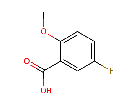 Molecular Structure of 394-04-7 (5-FLUORO-2-METHOXYBENZOIC ACID)