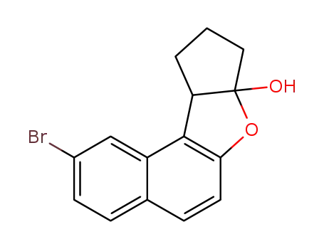 2-bromo-8,9,10,10a-tetrahydro-7aH-cyclopenta[b]naphtha[1,2-d]furan-7a-ol