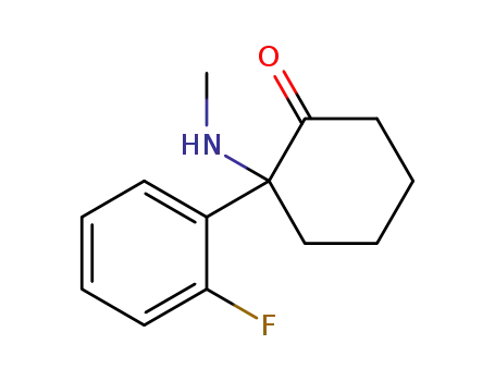 Molecular Structure of 111982-50-4 (2-fdck / 2-fluorodeschloroketamine)