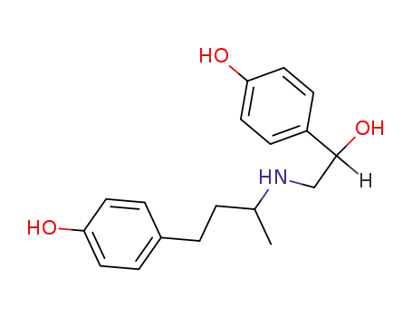 Molecular Structure of 97825-25-7 (Ractopamine)