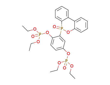 2-(6-oxido-6H-dibenz(c,e)(1,2)oxaphosphorin-6-yl)-1,4-benzenedi(diethyl phosphate)