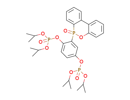 2-(6-oxido-6H-dibenz(c,e)(1,2)oxaphosphorin-6-yl)-1,4-benzenedi(diisopropyl phosphate)