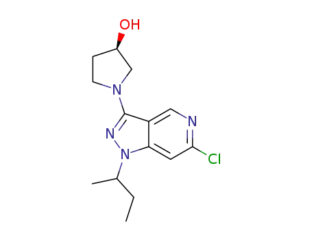 (3R)-1-(1-sec-butyl-6-chloro-1H-pyrazolo[4,3-c]pyridin-3-yl)pyrrolidin-3-ol