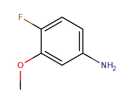 Molecular Structure of 64465-53-8 (4-Fluoro-3-methoxyaniline)